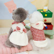 Nicholas Holiday Outfit for Dogs – Matching Dog Dress and Hoodie Set