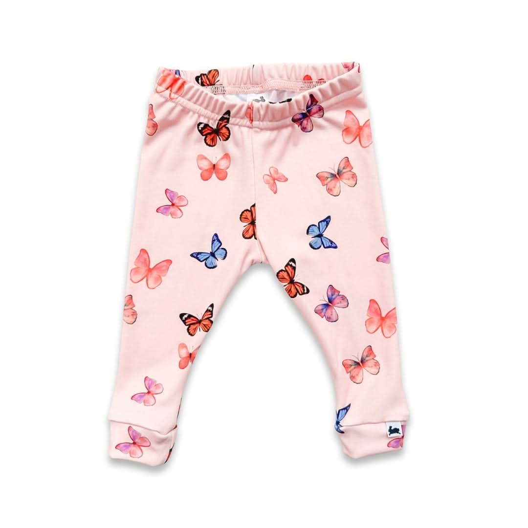 Baby Bamboo Leggings | Bison Plaid