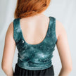 Youth Bamboo Longline Bralette-Style Tank | Night Sky