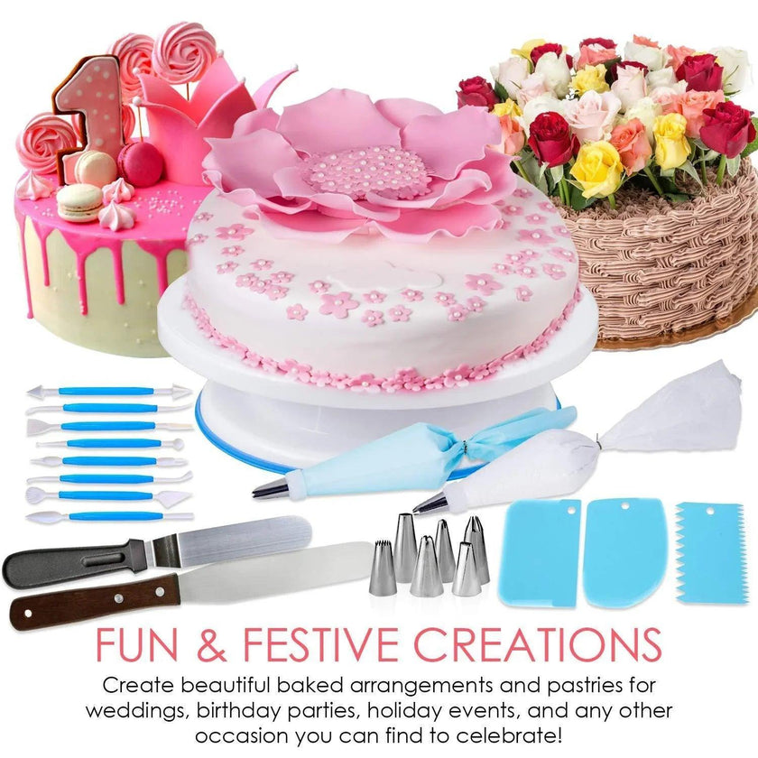 207 piece cake decorating mouth