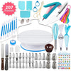 207 piece cake decorating mouth