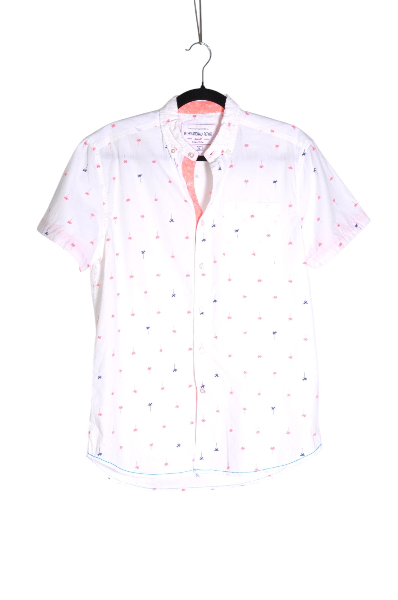 INTERNATIONAL REPORT Men Button Down Tops Regular fit in White - S