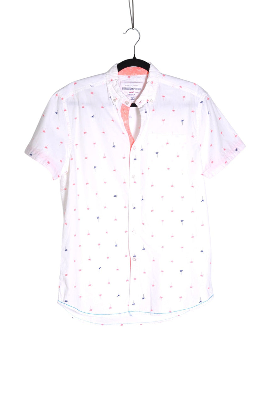 INTERNATIONAL REPORT Men Button Down Tops Regular fit in White - S