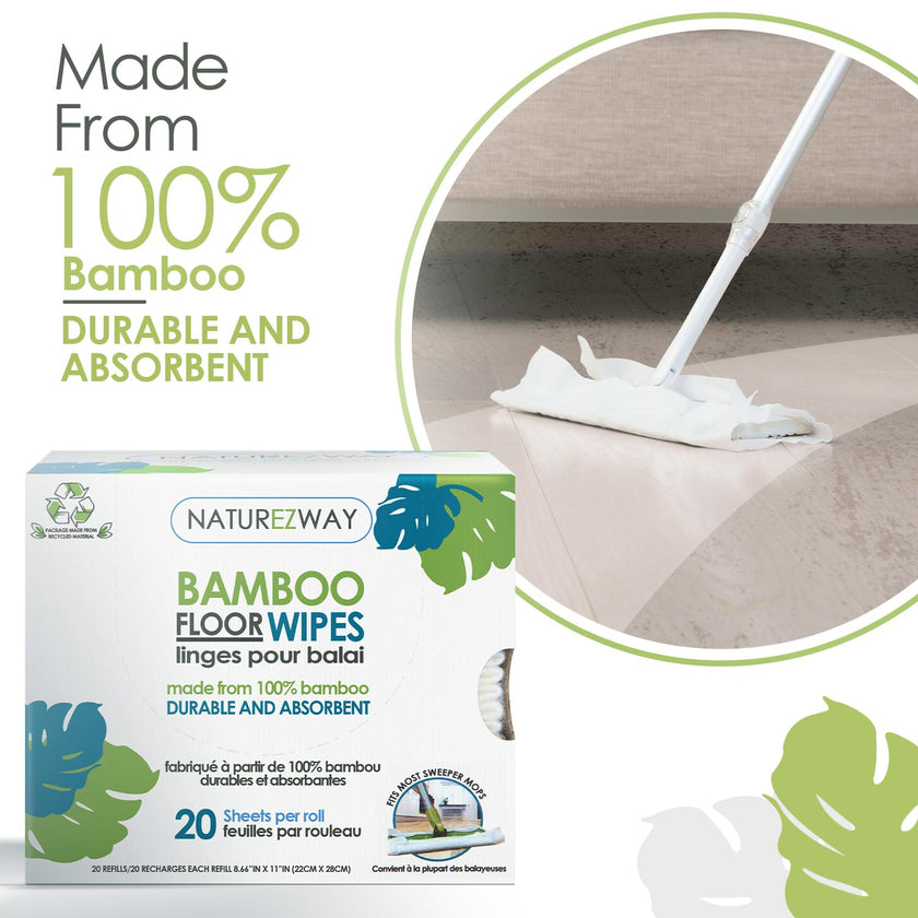 NatureZway - Floor Wipes (20ct)