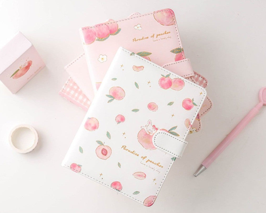 Cute Hardcover Notebook for Girls – A5 Literary Journal with Imitation Leather Cover