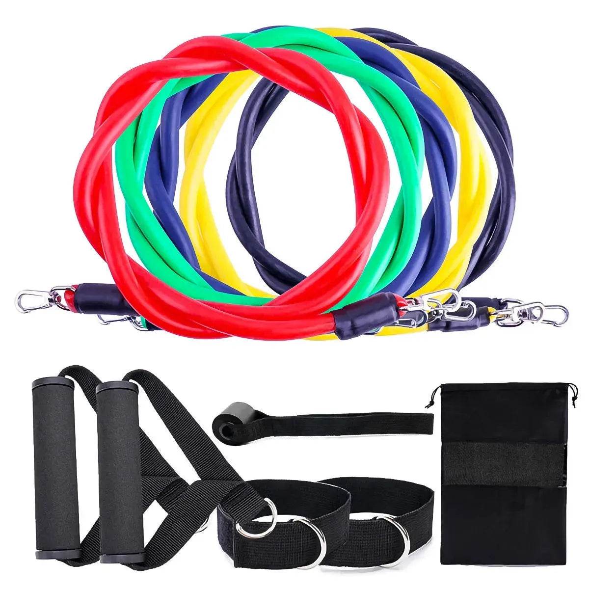 Resistance Band Set with Handles, Door Anchor & Foot Straps