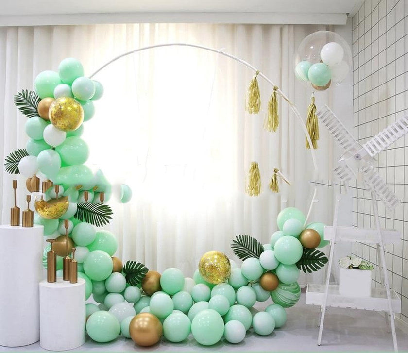 113-Piece Macaron Balloon Arrangement Set – Sequin, Metallic & Latex Balloons for Birthday, Wedding & Party Decor