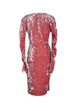 LEITH Women Wrap Dresses Regular fit in Brown - M