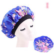Beauty print Satin Silk Hair Bonnet for sleeping