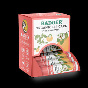 Badger Balms - Pink Grapefruit Lip Balm Display (4g)