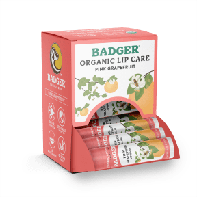 Badger Balms - Pink Grapefruit Lip Balm Display (4g)