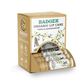 Badger Balms - Vanilla Madagascar Lip Balm Display (4g)