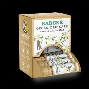 Badger Balms - Vanilla Madagascar Lip Balm Display (4g)
