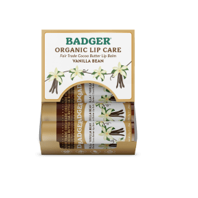 Badger Balms - Vanilla Bean Lip Balm Display (7g)