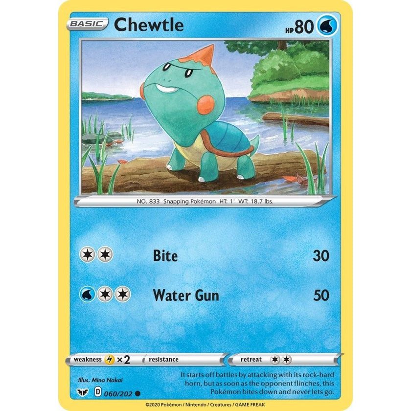 Chewtle (060/202) (SWSH01)