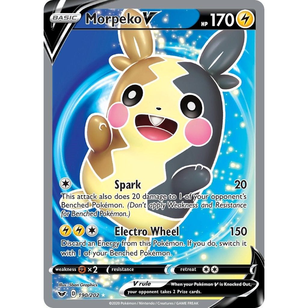 Morpeko V (Full Art) (190/202) (SWSH01)