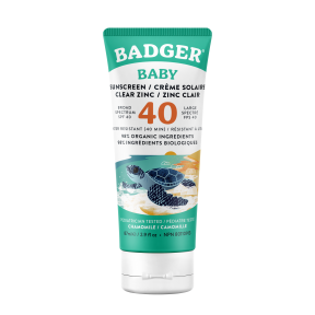 Badger Balms - SPF 40 Baby Clear Zinc Sunscreen (87ml)