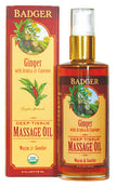 Badger Balms - Ginger Deep Tissue Massage Oil (118ml)