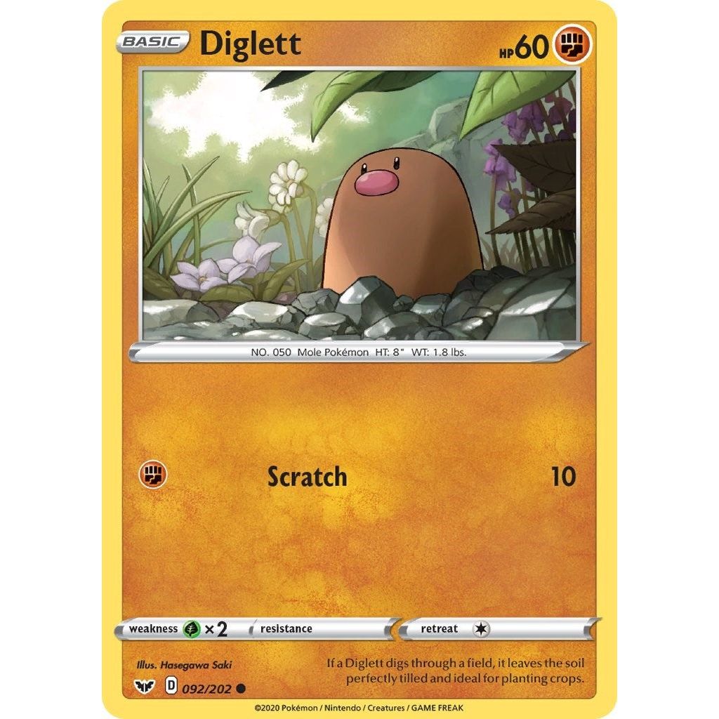 Diglett (092/202) (SWSH01)