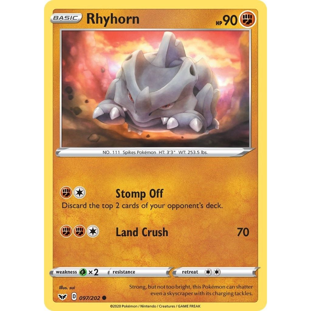 Rhyhorn (097) (097/202) (SWSH01)