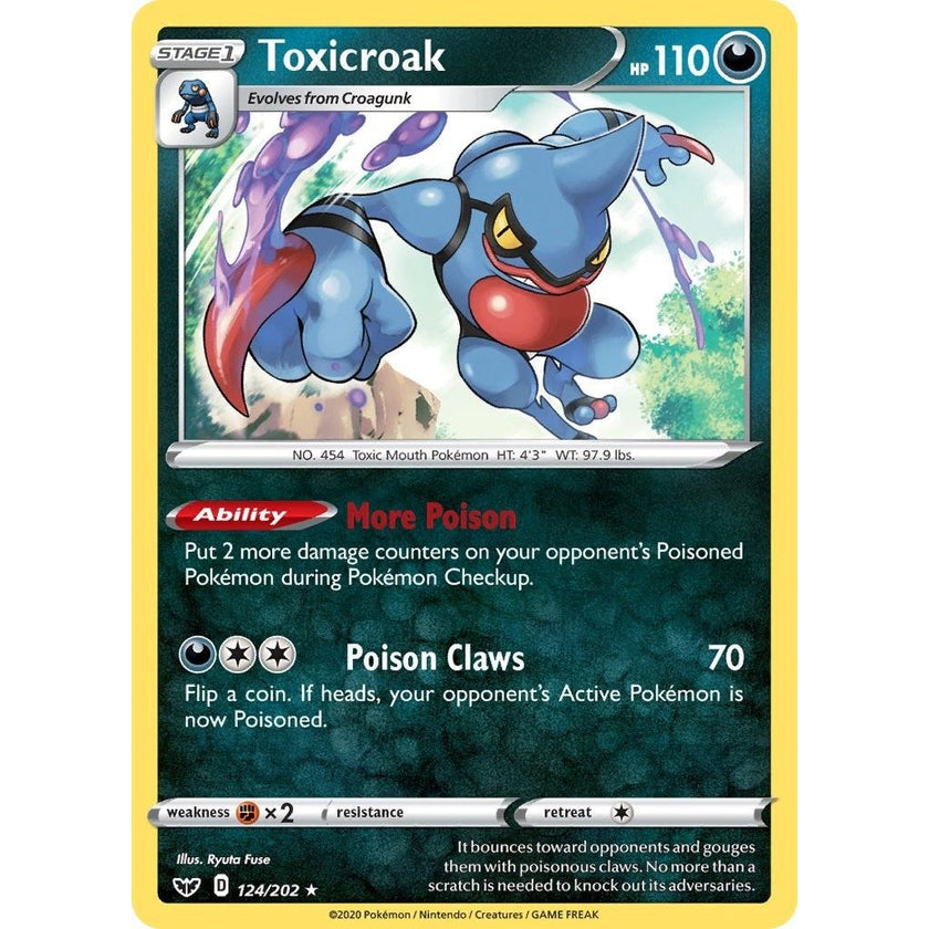 Toxicroak (124/202) (SWSH01)
