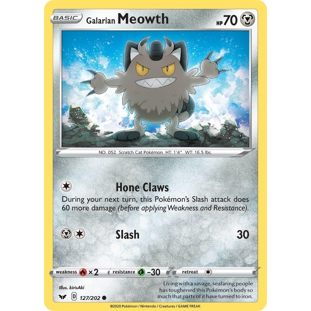 Galarian Meowth (127/202) (SWSH01)