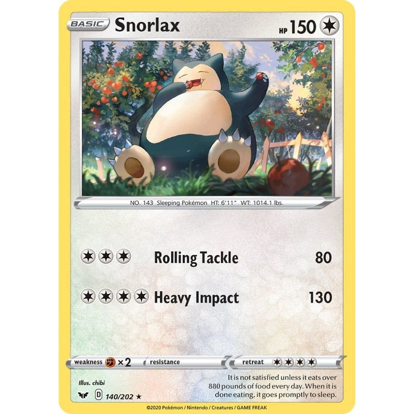Snorlax (140/202) (SWSH01)