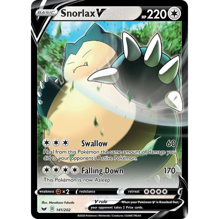 Snorlax V (141/202) (SWSH01)