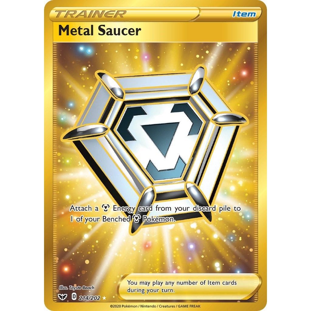 Metal Saucer (Secret) (214/202) (SWSH01)