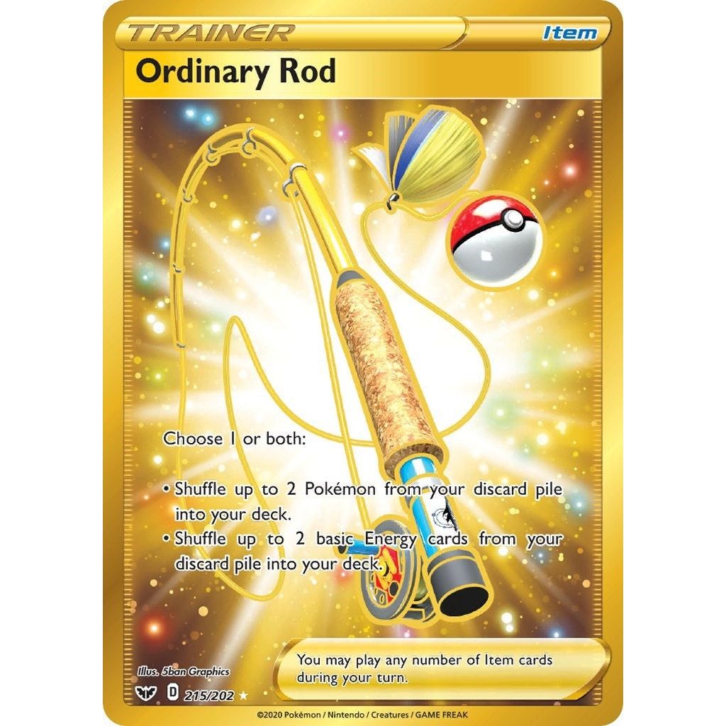 Ordinary Rod (Secret) (215/202) (SWSH01)
