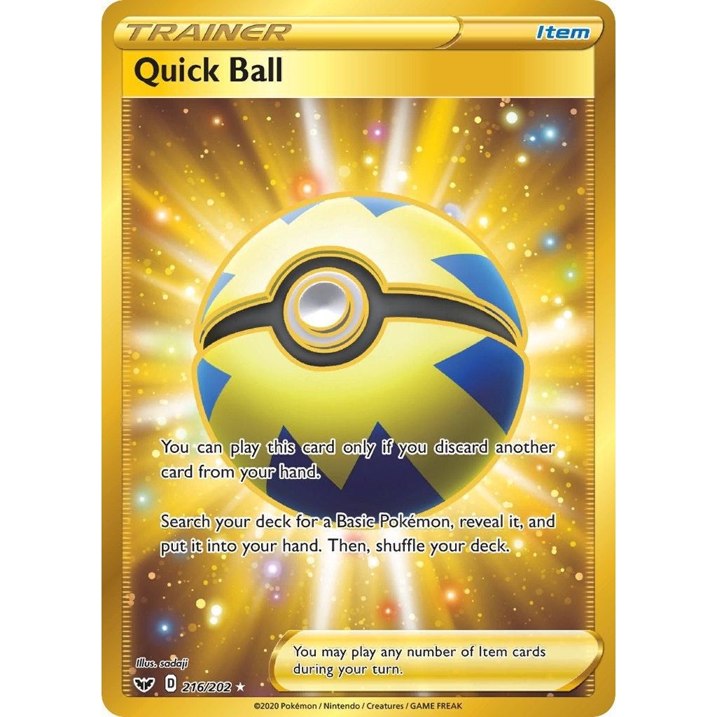 Quick Ball (Secret) (216/202) (SWSH01)