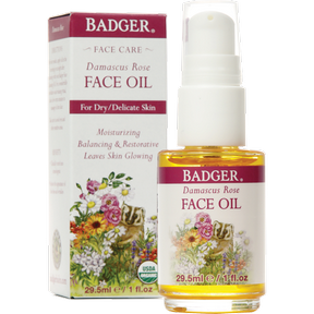 Badger Balms - Rose Face Oil (Delicate Skin) (28ml)