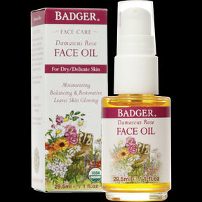 Badger Balms - Rose Face Oil (Delicate Skin) (28ml)