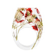 Dried Flower Resin Forest Handmade Dried Flower Epoxy Ring