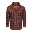 Autumn Winter Men's Cotton Coat with Fleece Lining