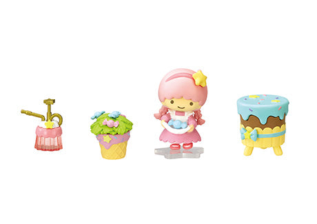 Sanrio: LittleTwinStars PASTEL SWEETS ROOM (1 Random Box) (Re-ment Blind Box)