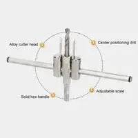 Adjustable Decorative False Ceiling Hole Cutter