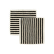 Raita Wash Cloth - Pack of 2 - Clay / Black