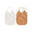 Bib Striped - Pack of 2 - Mellow / Caramel