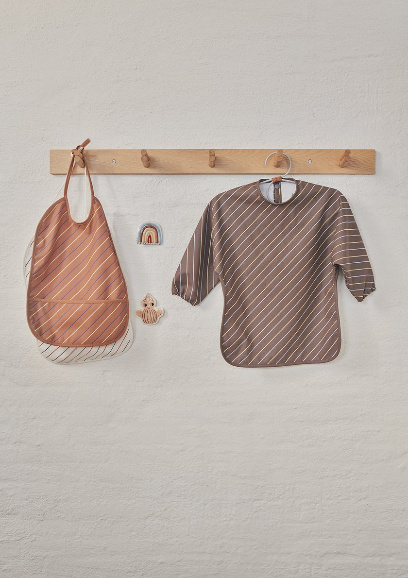 Bib Striped - Pack of 2 - Mellow / Choko