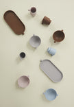 Tiny Inka Bowl - Set of 2 - Dusty Blue / Clay