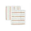 Raita Wash Cloth - Pack of 2 - Caramel / Ice Blue
