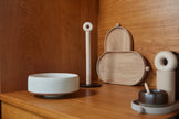 Hagi Bowl Large - White / Light Brown - Ø20 cm
