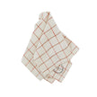 Grid Slub Napkin Offwhite - Pack of 2 - H45 x W45 cm
