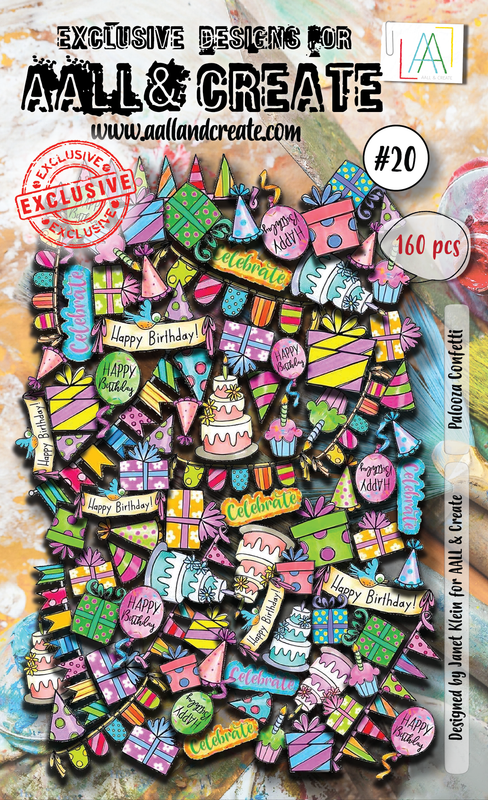 AALL and Create #20 - Ephemera - Palooza Confetti