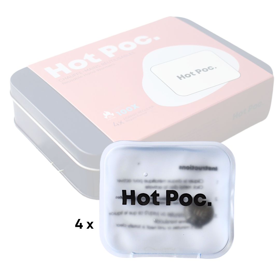 HotPoc Eco-Friendly Reusable Hand Warmers (4-Pack)