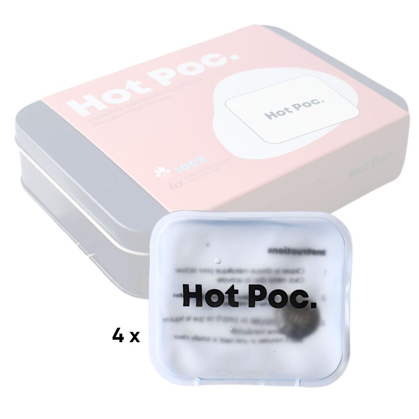 HotPoc Eco-Friendly Reusable Hand Warmers (4-Pack)