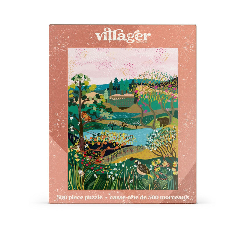 Vallée d'Okanagan | Puzzle de 500 pièces pour adultes | Conçu au Canada par Anja Jane