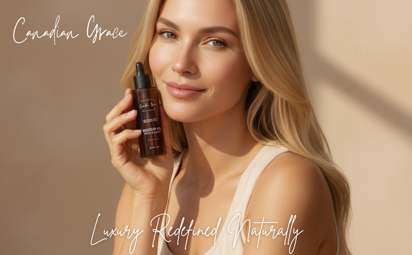 Huile de Rose Musquée 100% Bio de Canadian Grace – Pressée à froid, Pure et Premium pour la régénération et l'hydratation de la peau.