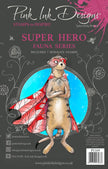 Pink Ink Designs Super Hero 6 in x 8 in Clear Stamp Set